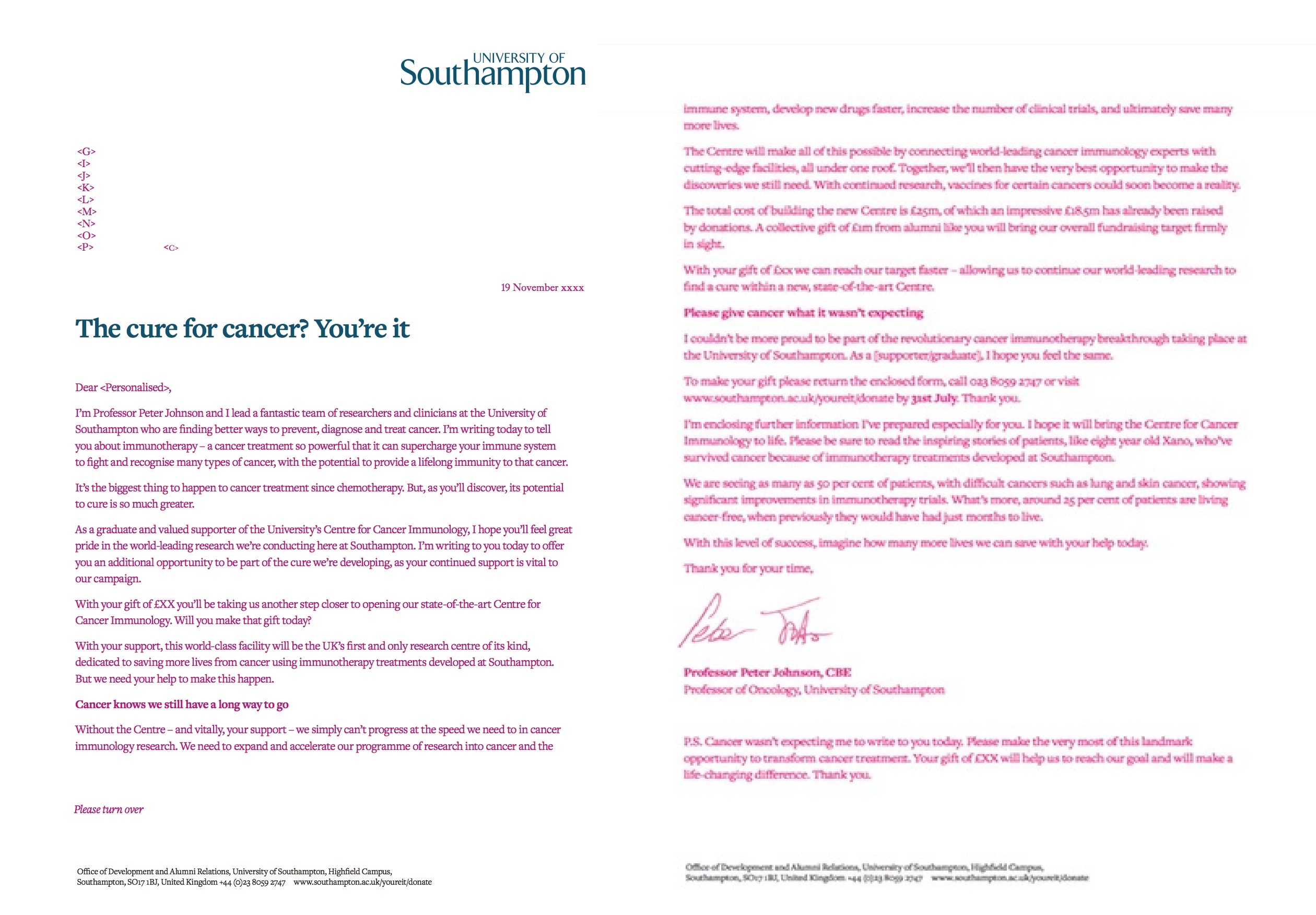 university of southampton personal statement